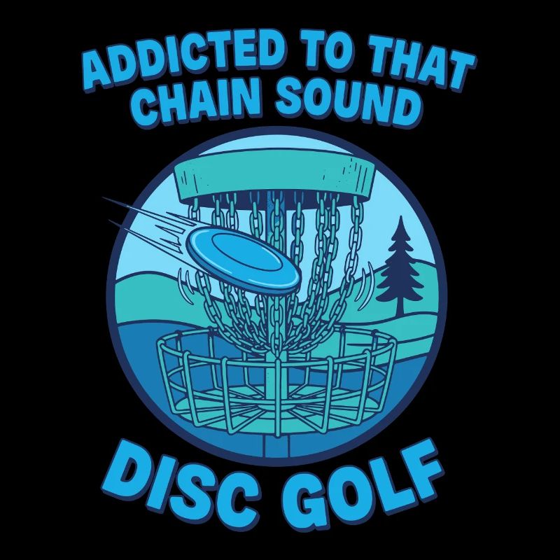 Accro à ce golfeur de disc golf à son de chaîne