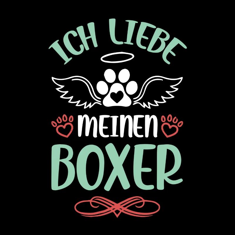 J’adore mon boxer avec des ailes