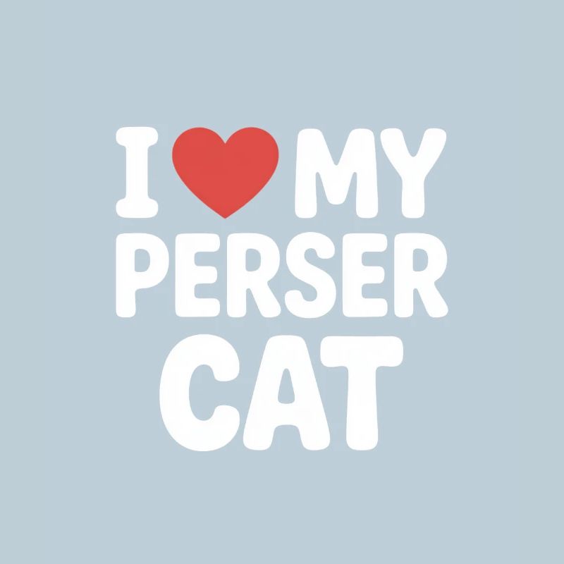 J’adore mon chat persan