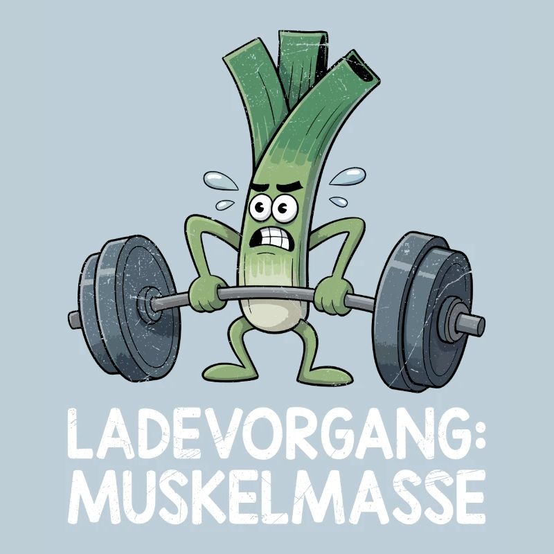 Weightlifter LOADING MUSCLE MASS Funny