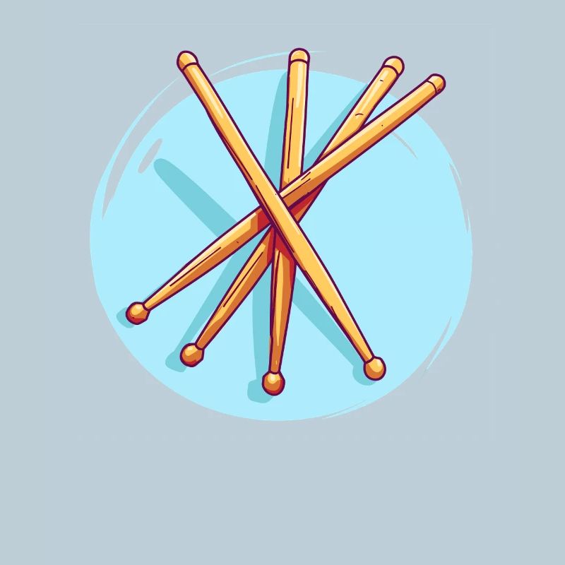 Drumsticks Zeichnung