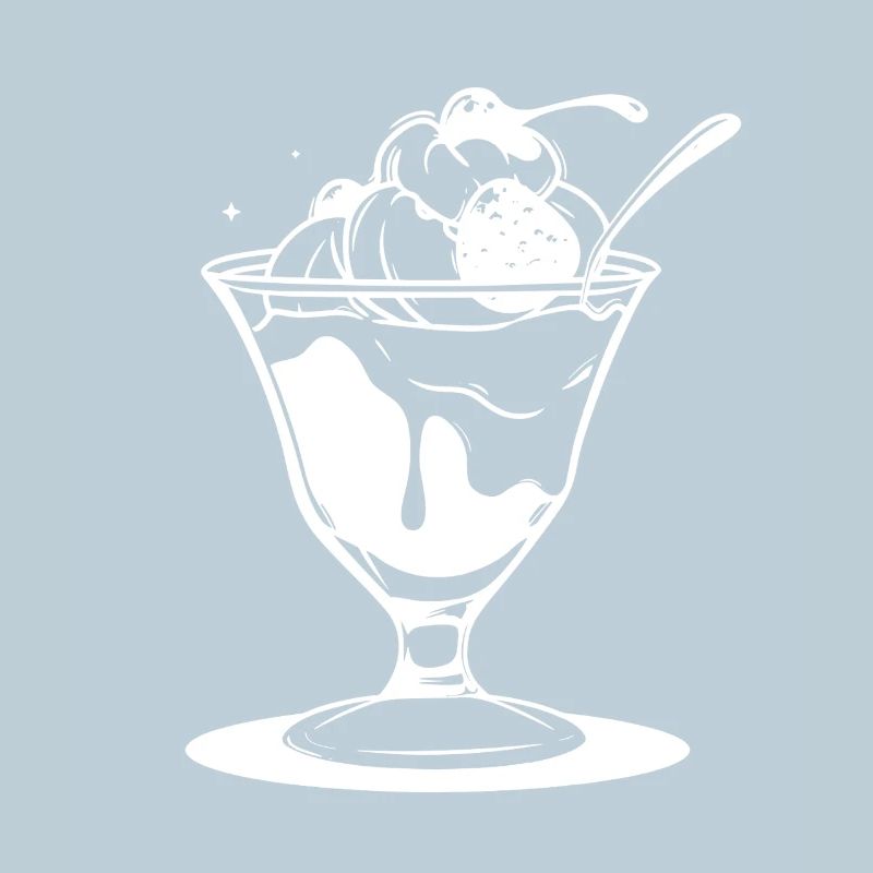 Eiscreme Eisbecher