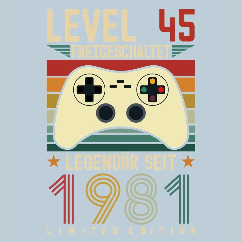 Niveau 45 débloqué 45e anniversaire 45 ans