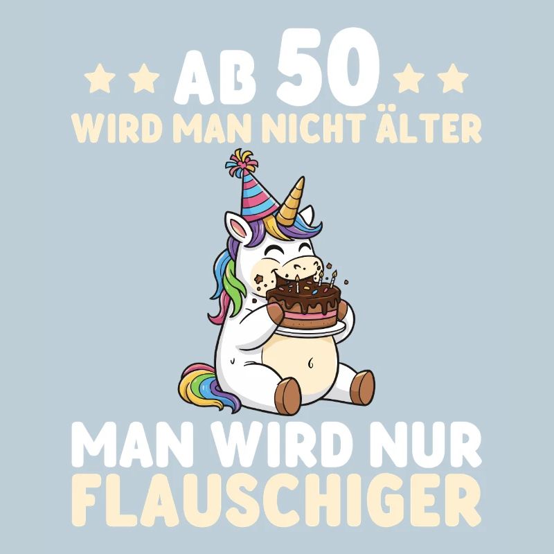 50. Geburtstag Einhorn – Man wird nur flauschiger