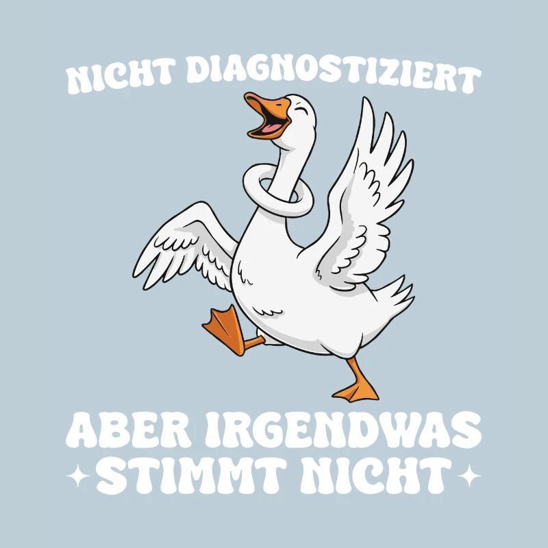 Funny goose saying Something's wrong