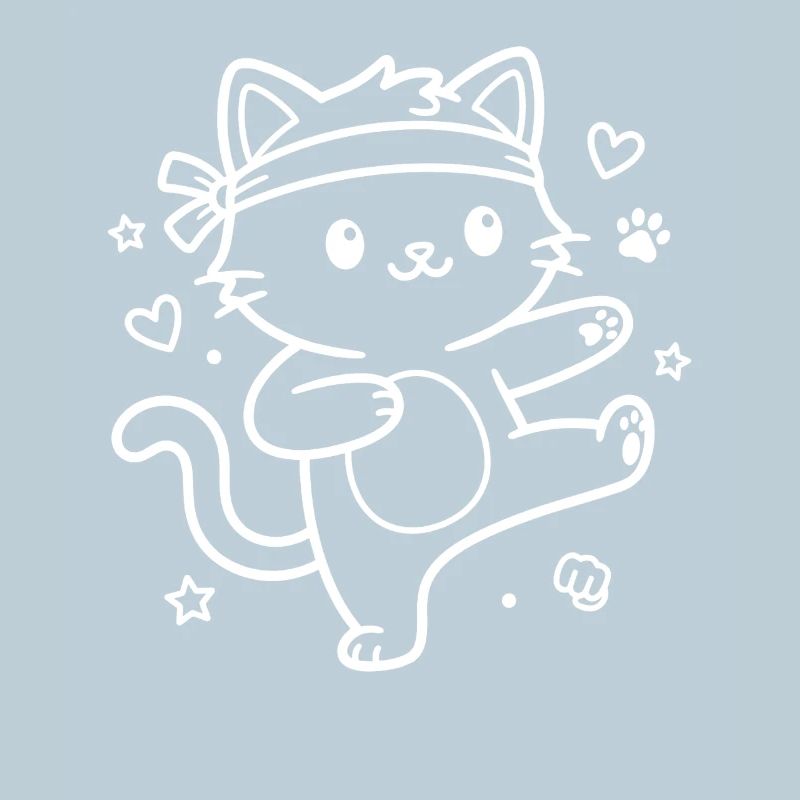 Karate Kawaii Cat