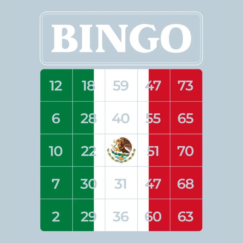 Bingo Player Bingo Mexico Theme Bingo