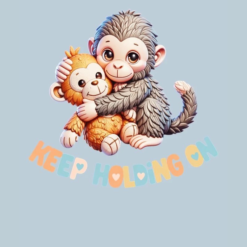 Hugging Monkeys Keep Holding