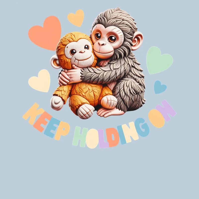 Continue de t’accrocher : câlins de singes