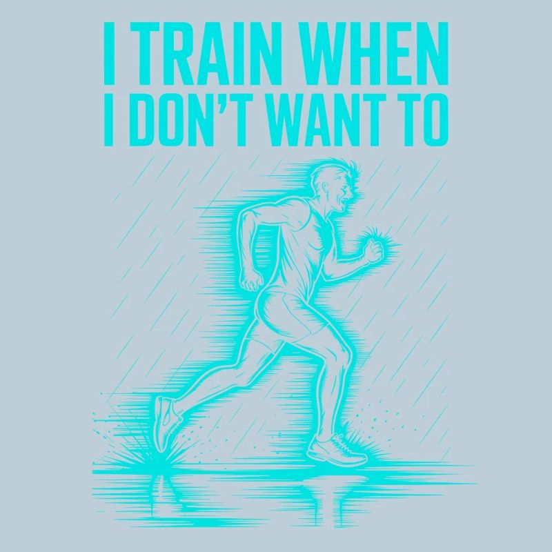 I train even when I don't feel like it – runner