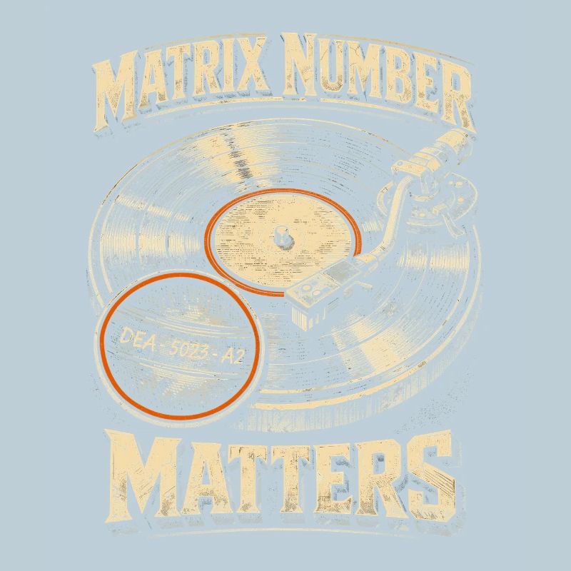 Le numéro de la matrice des disques vinyles de collection de vinyles compte