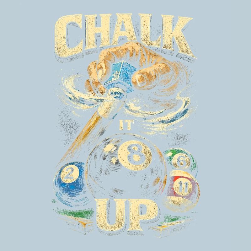 8-Ball Billiards Chalk Up