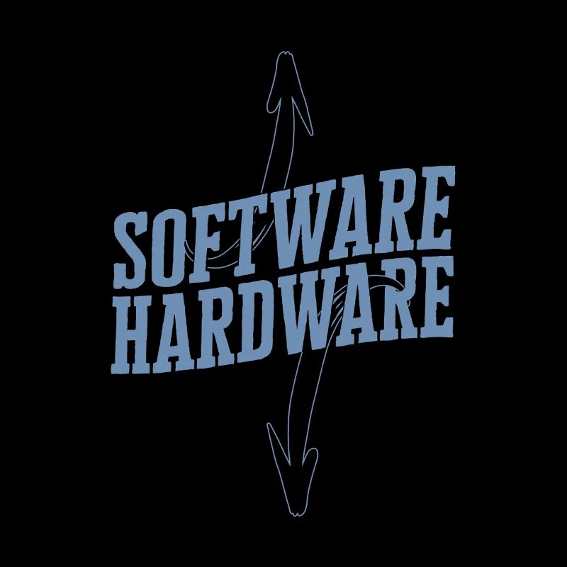 Funny IT Saying Software Hardware Word Game
