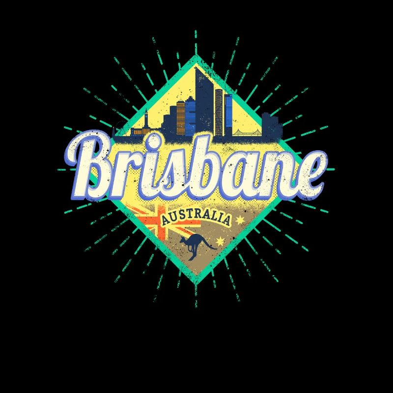Brisbane Queensland Australia Skyline Souvenir
