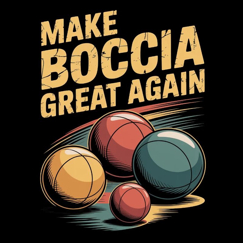An ideal design for any bocce player who wants to play bowls.