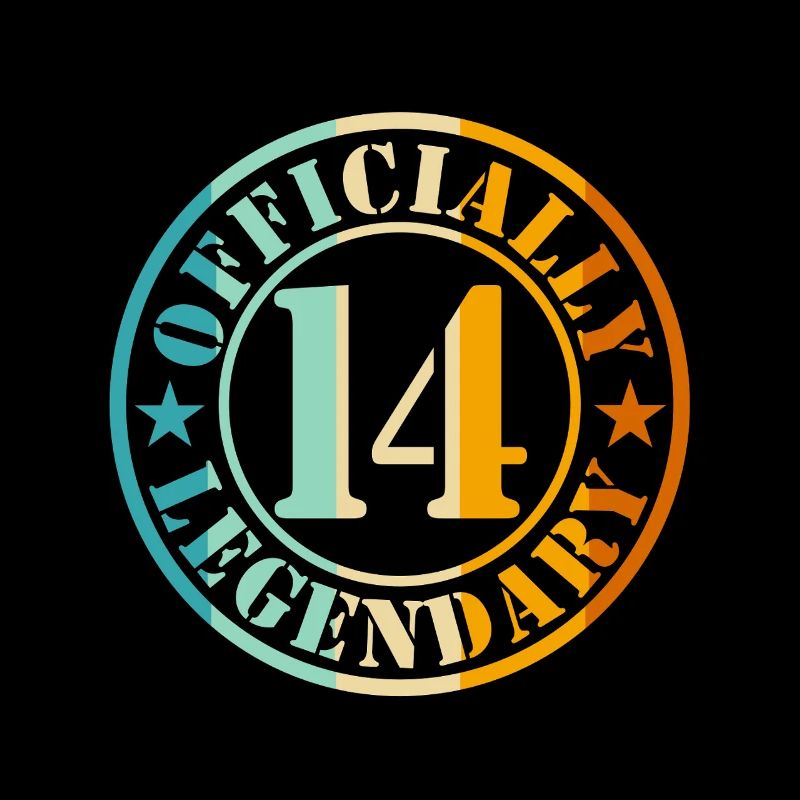 14. Geburtstag Junge Mädchen Legende Level 14