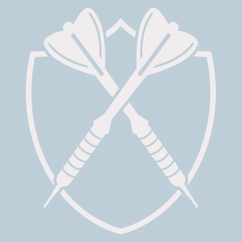 Croix de Bouclier de Fléchettes – Symbole de Précision