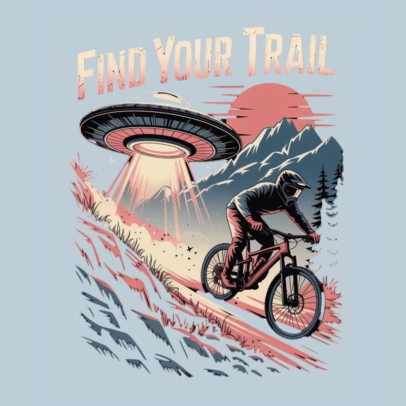 VTT, Descente, Action du cyclisme