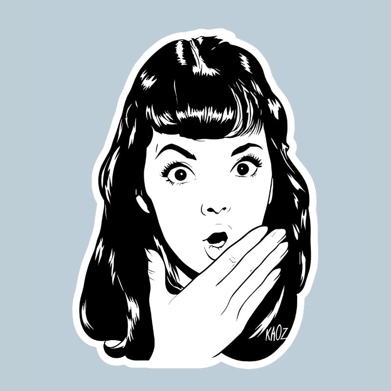 Portrait pop surpris