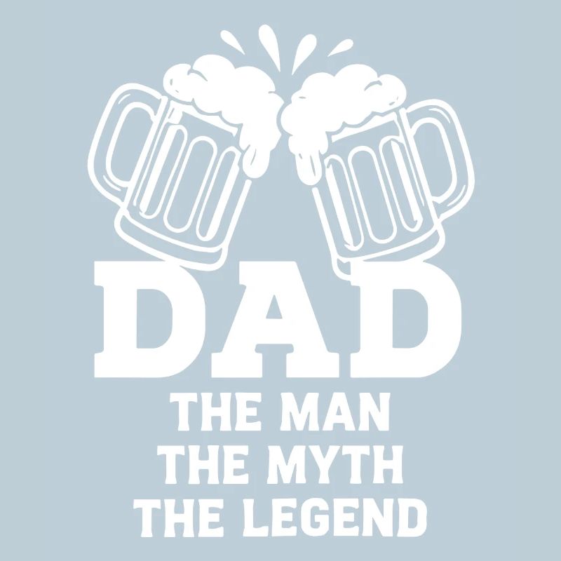 DAD THE MAN THE MYTH THE LEGEND Bier Emblem