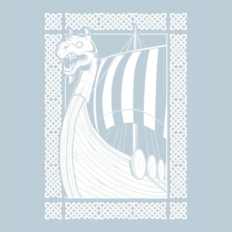 Drachenboot der Nordmänner - Wikinger