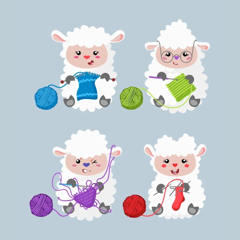 Lambs Knit Yarn Pals