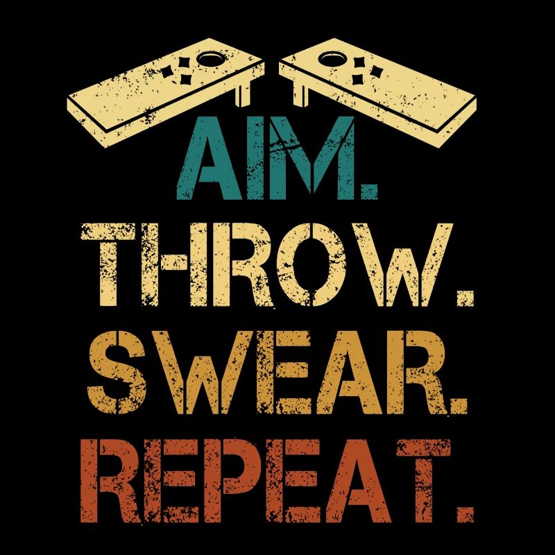 Aim Throw Wear Repeat Tee
