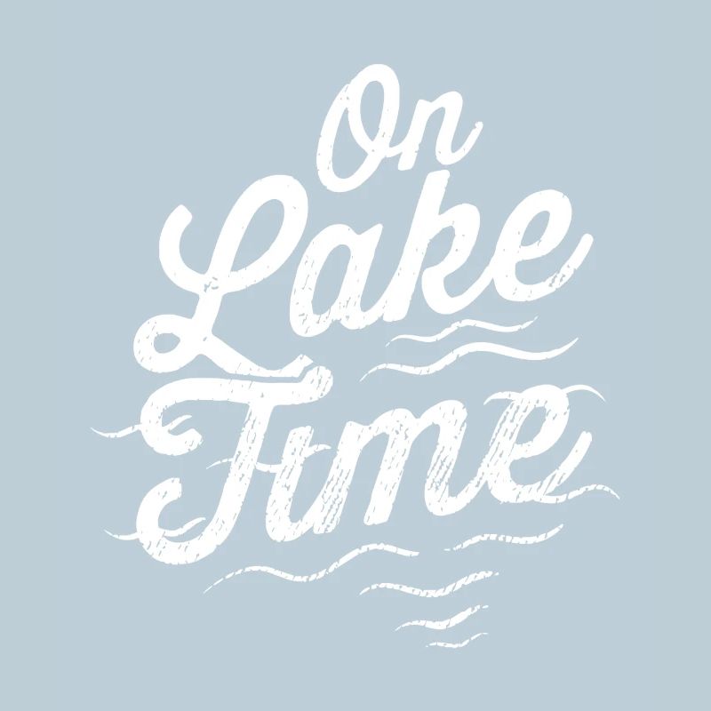 On Lake Time Hand Lettering