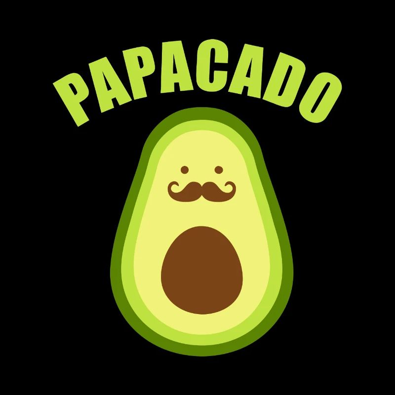 Avocado-Papagado-Schnurrbart