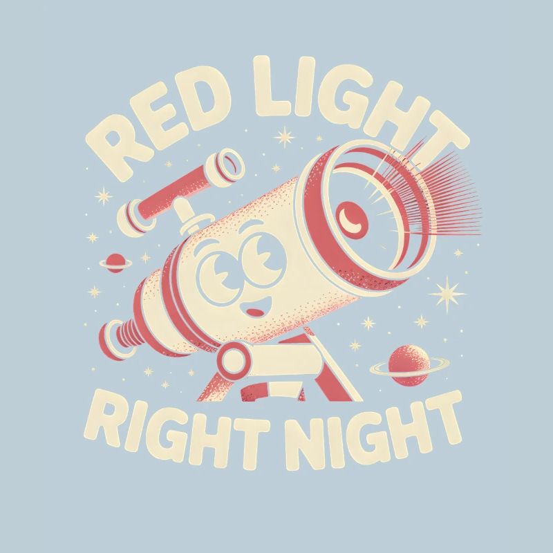 Red Light Clear Night | Astronomy