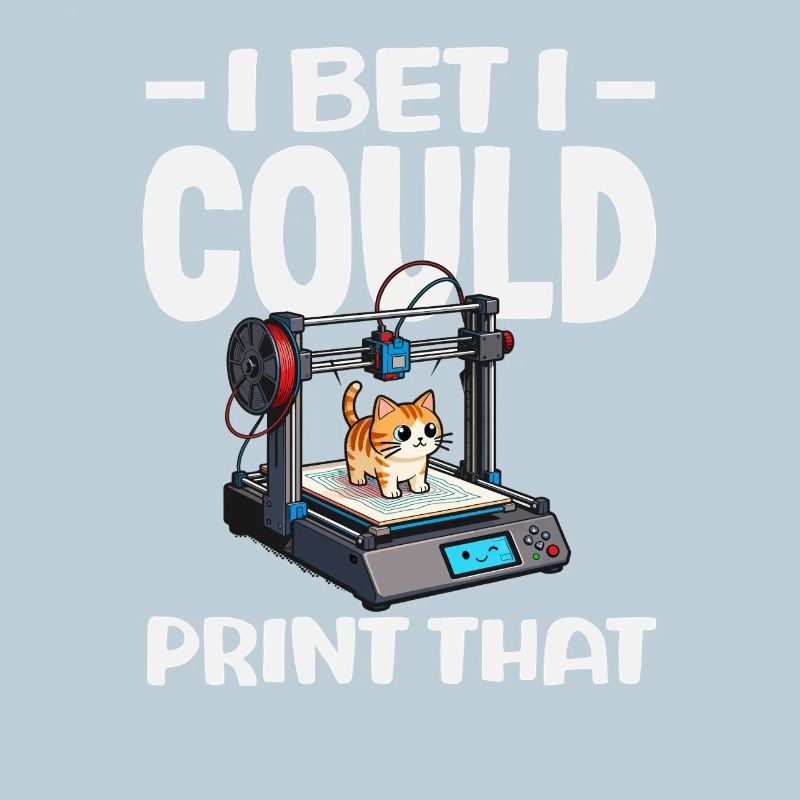 I bet I can print the 3D printer cat
