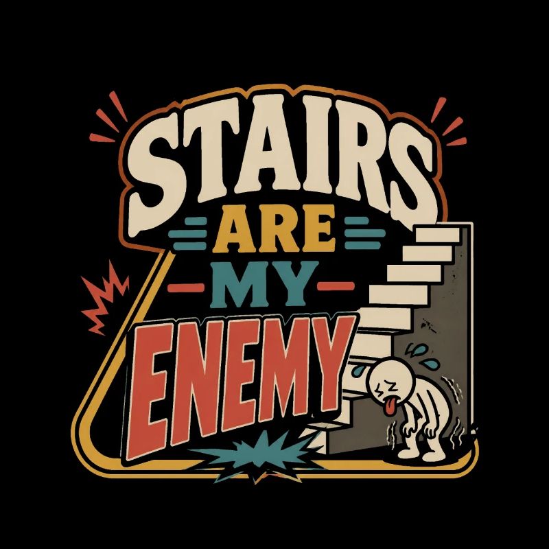 Asthma Asthmatic Stairs Are My Enemy