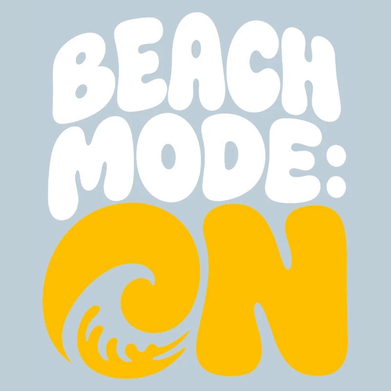 Design de vagues d’été de mode de plage