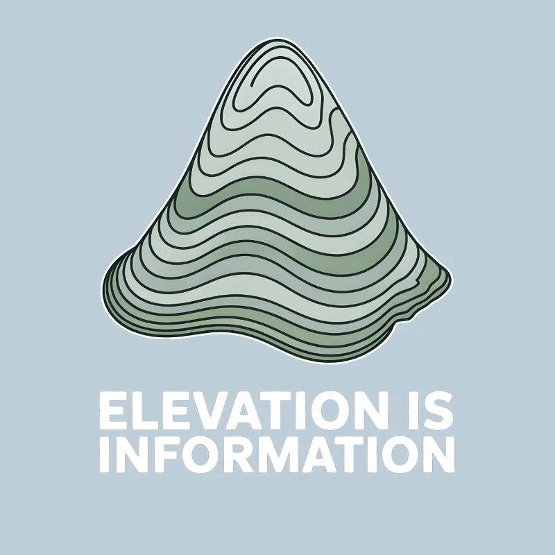Elevation Is Information Topographic
