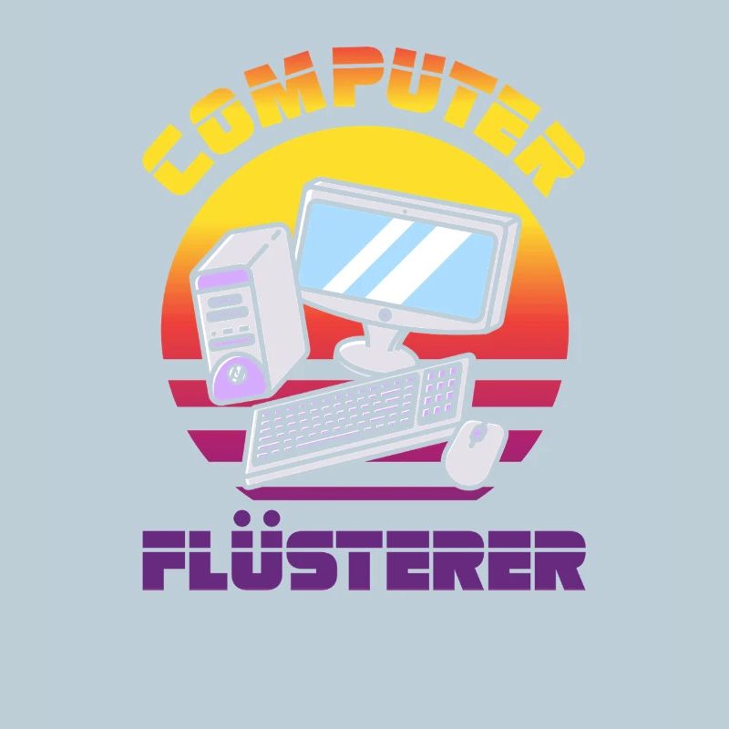 Computer Flüsterer Retro Pc Nerd It Admin Gamer