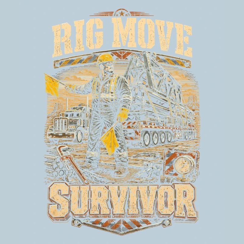 Bohrinsel Ölplattformarbeiter Rig Move Survivor