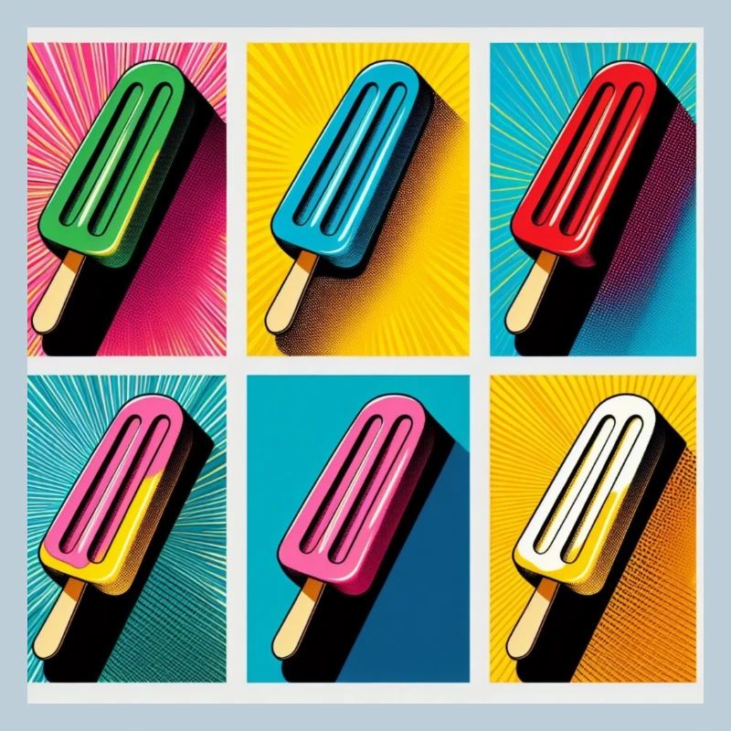 Ice on the Style Popsicle Pop Art II