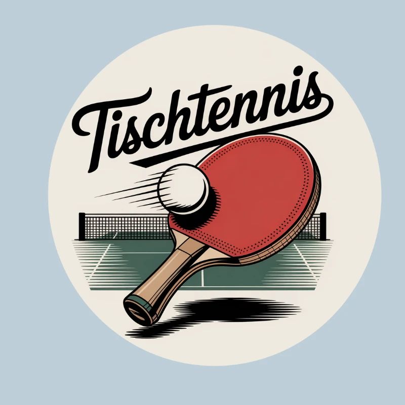 Table Tennis Retro Racket