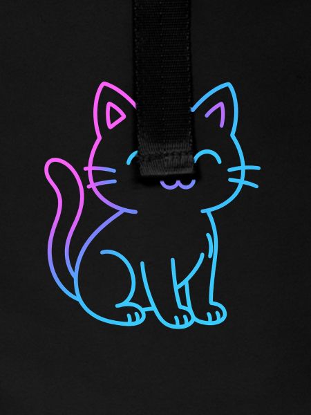 Neon-Gradient-Katzenfreund