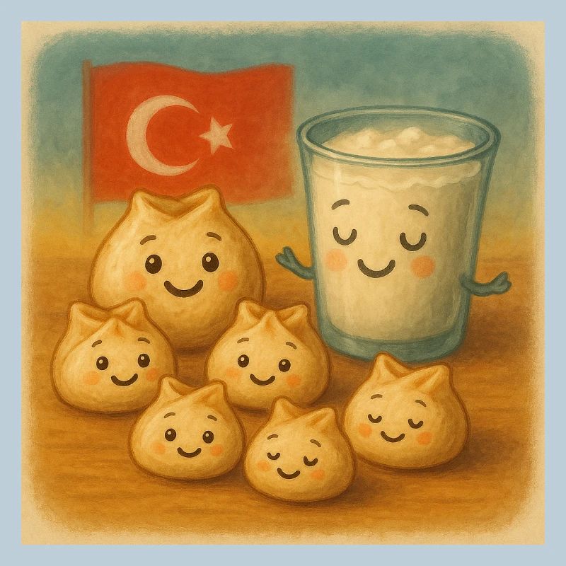 Mantı and Ayran