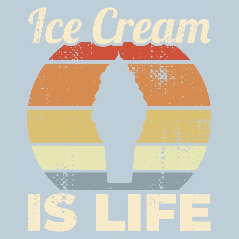 Eiscreme ist Leben