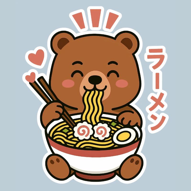 Ramen Noodle Bear