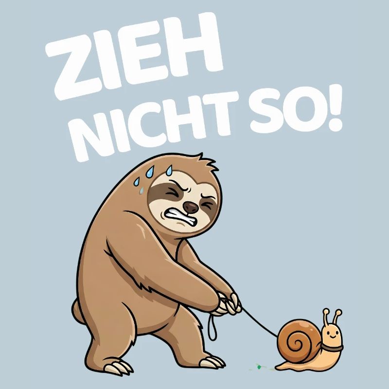 Don't pull so sloth with snail