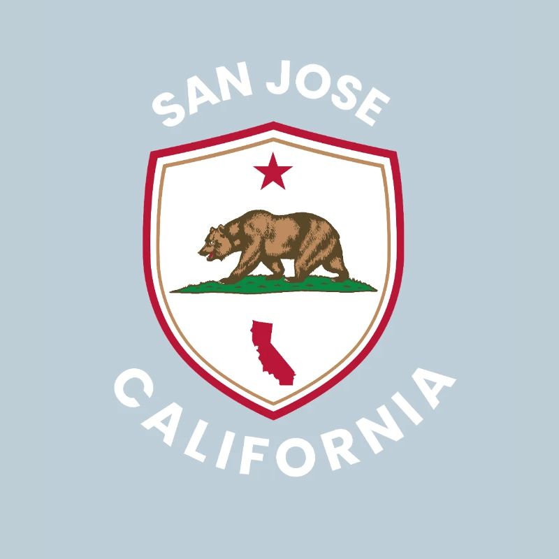 San Jose Shield Bear Emblem