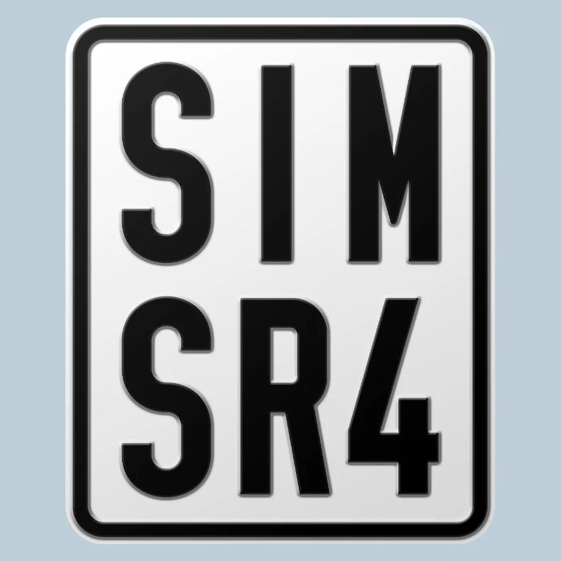 Simson SR4 Moped Kennzeichen