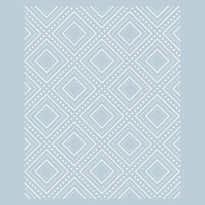 Pattern à carreaux blanc - Kook Art