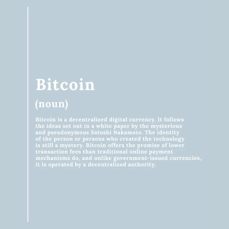 Tée monochrome du Glyphe Bitcoin