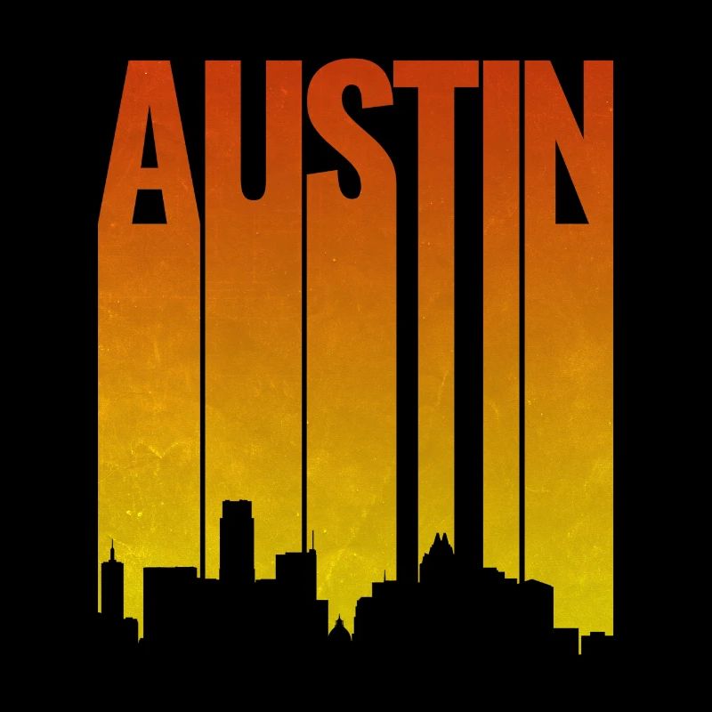 Austin Skyline Evening Light
