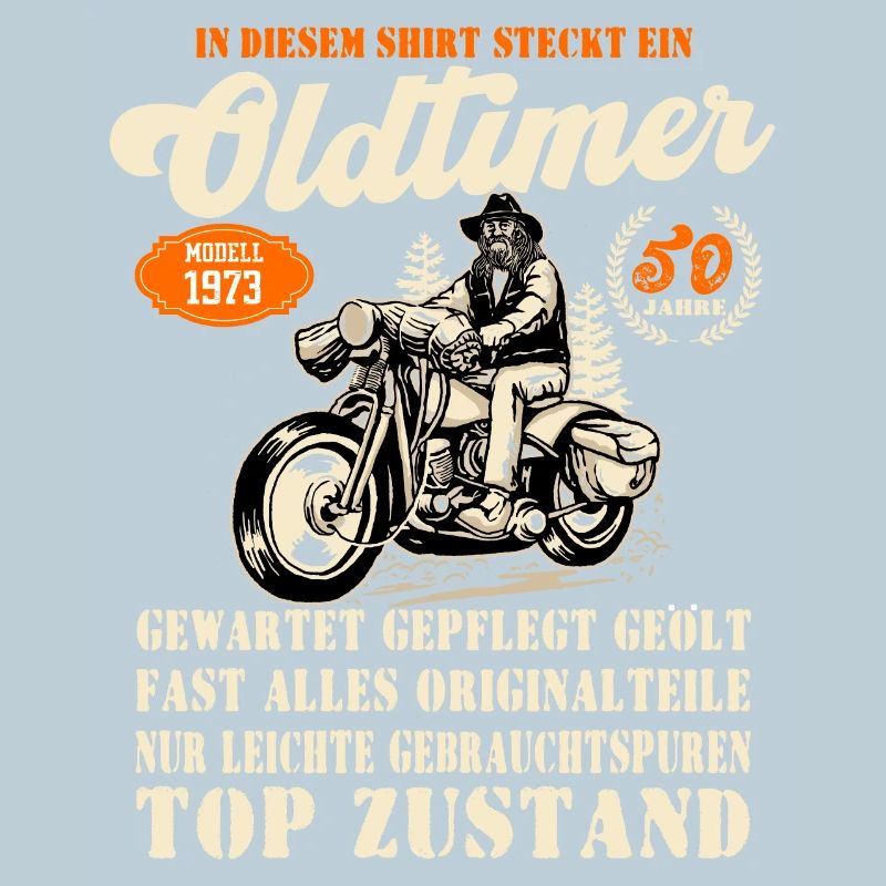 51. Geburtstag Oldtimer Modell Motorrad 1973
