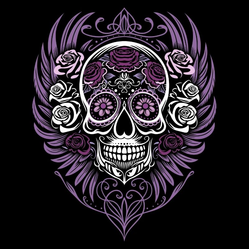 Sugar Skull Halloween Wings